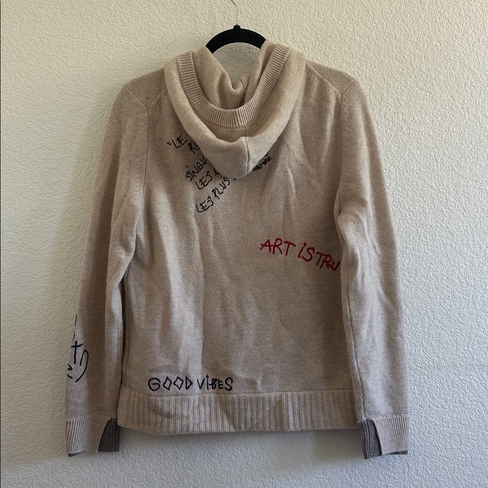 Zadig & Voltaire Mina Hooded Cashmere Sweater - Picture 17 of 17